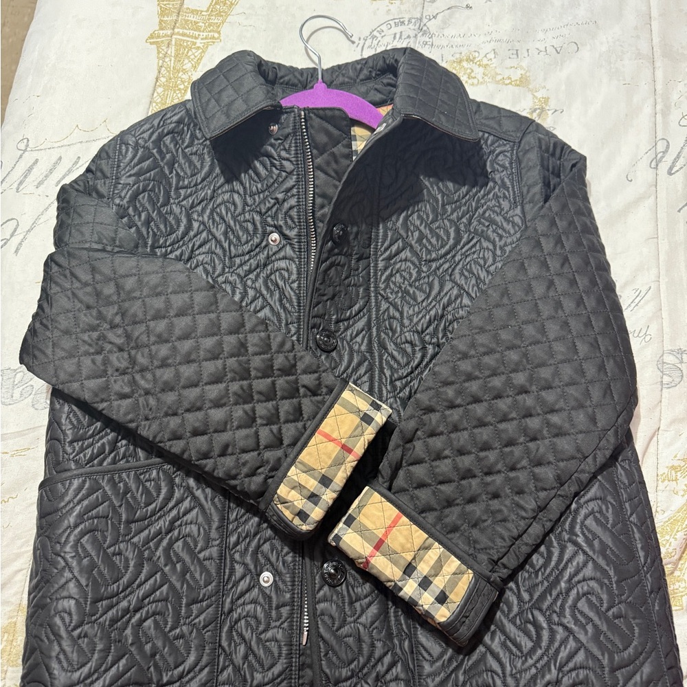 Burberry Black Quilted Jacket